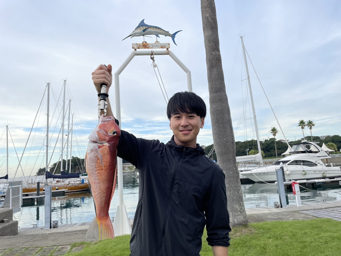 大物のアマダイが釣れました！