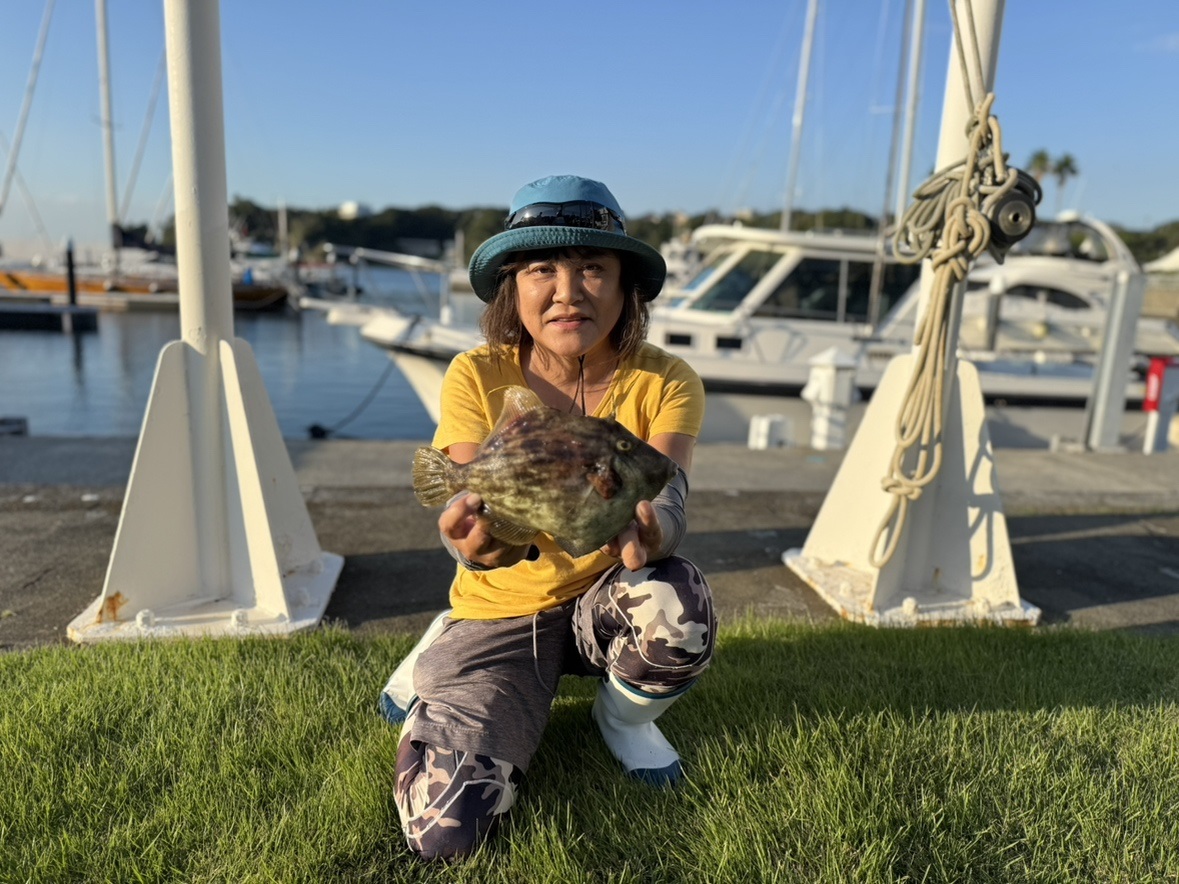 28㎝のカワハギが釣れました！！