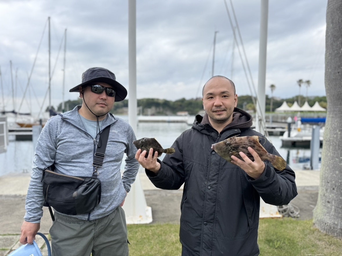 🎣大物のカワハギの釣果です！🐟